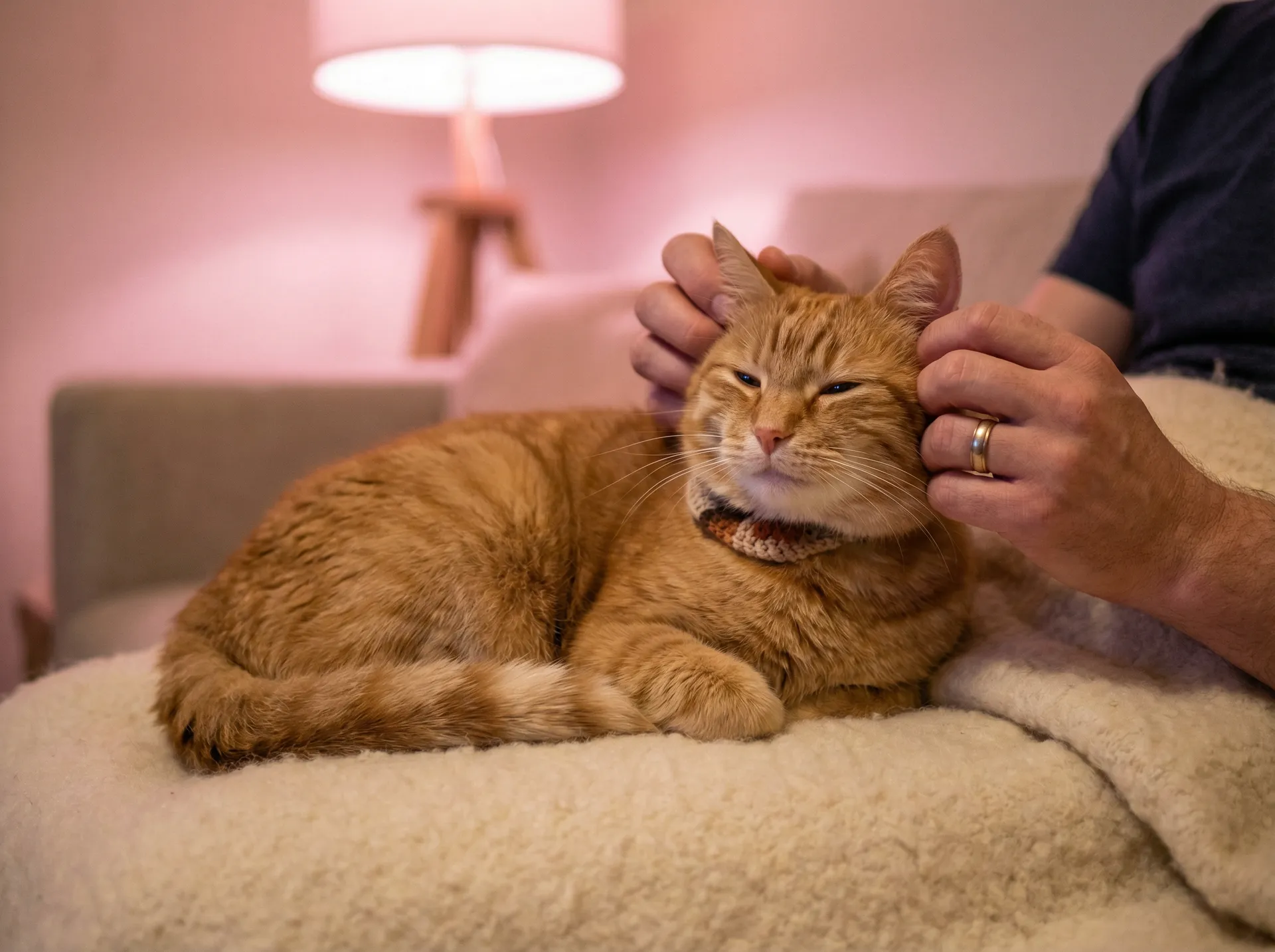 猫咪被温柔抚摸的幸福时刻 - 樱理惠